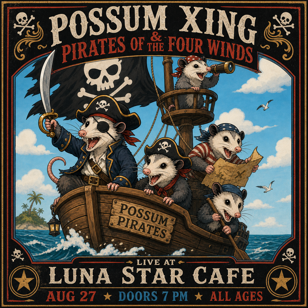 Possom Xing + Pirates of the Four Winds